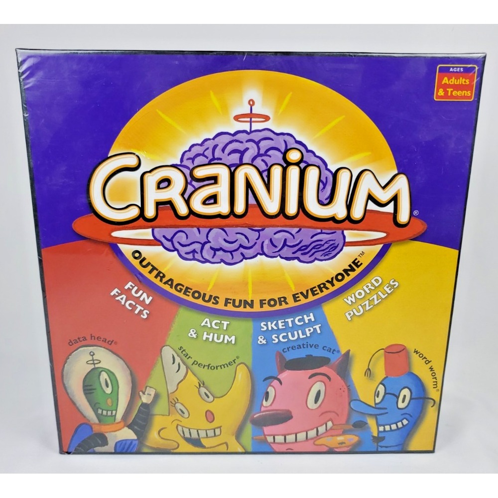 New! 1998-2004 Cranium Board Game (Factory Sealed)